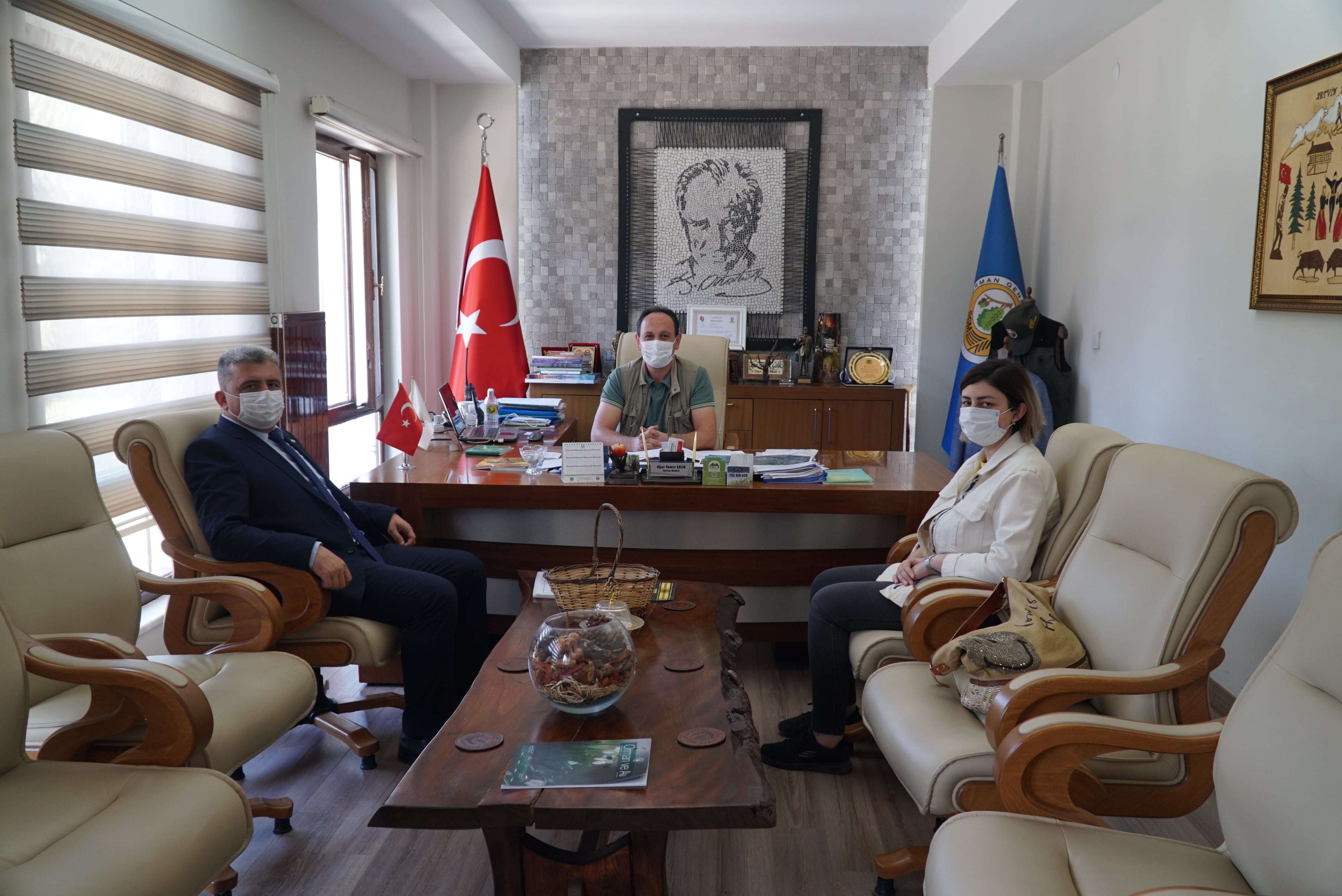Birlik Müdürü Mustafa Örgüt, Amasya Orman Bölge Müdürlüğünü Ziyaret Etti